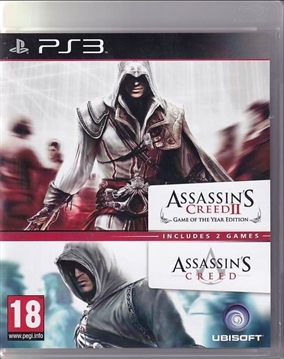 Assassins Creed 2 GOTY + Assassins Creed - PS3 (B Grade) (Used) (eng)